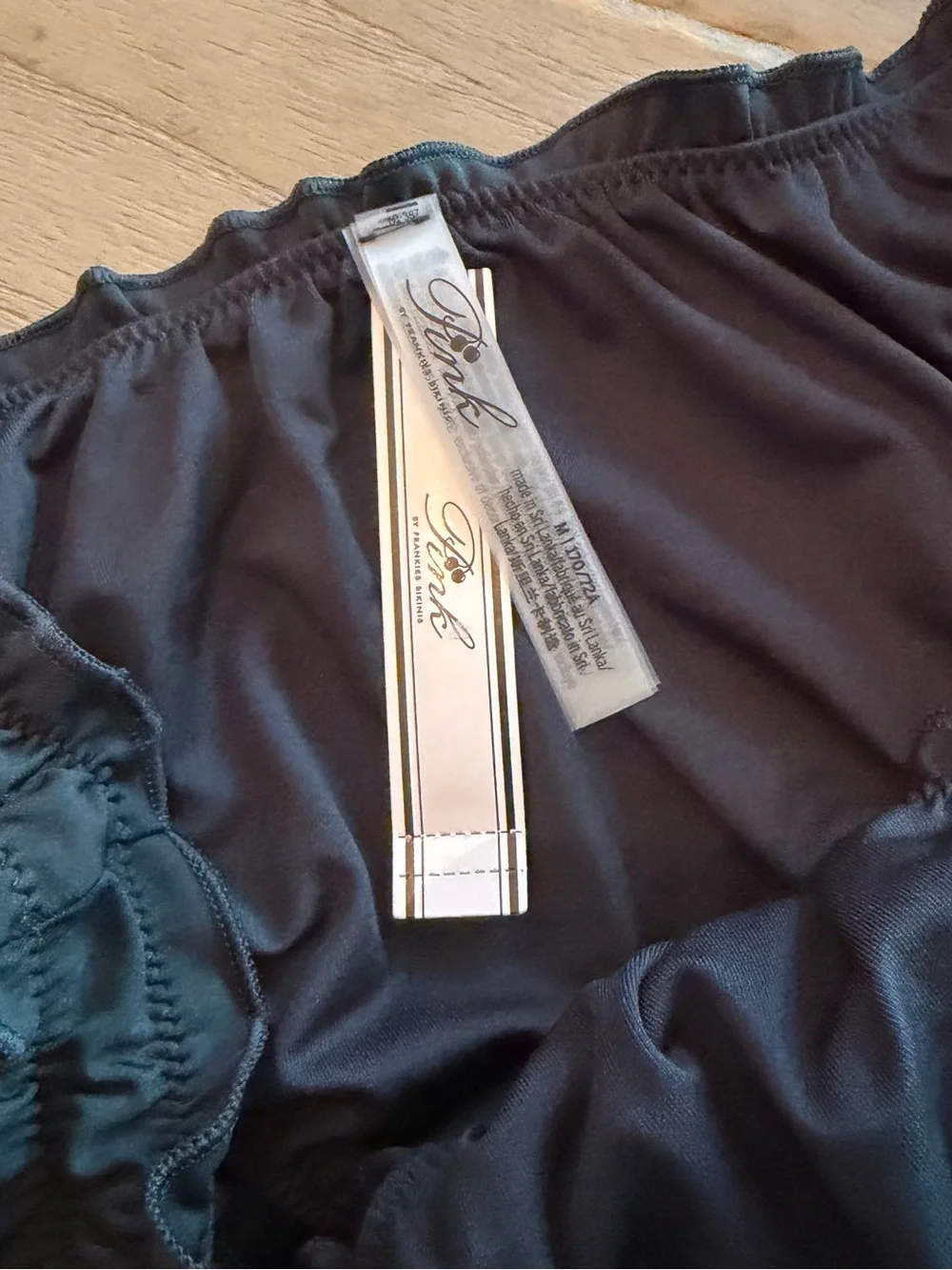 Pure Black Cheeky Frankies Bikinis Hudson Bikini Bottom